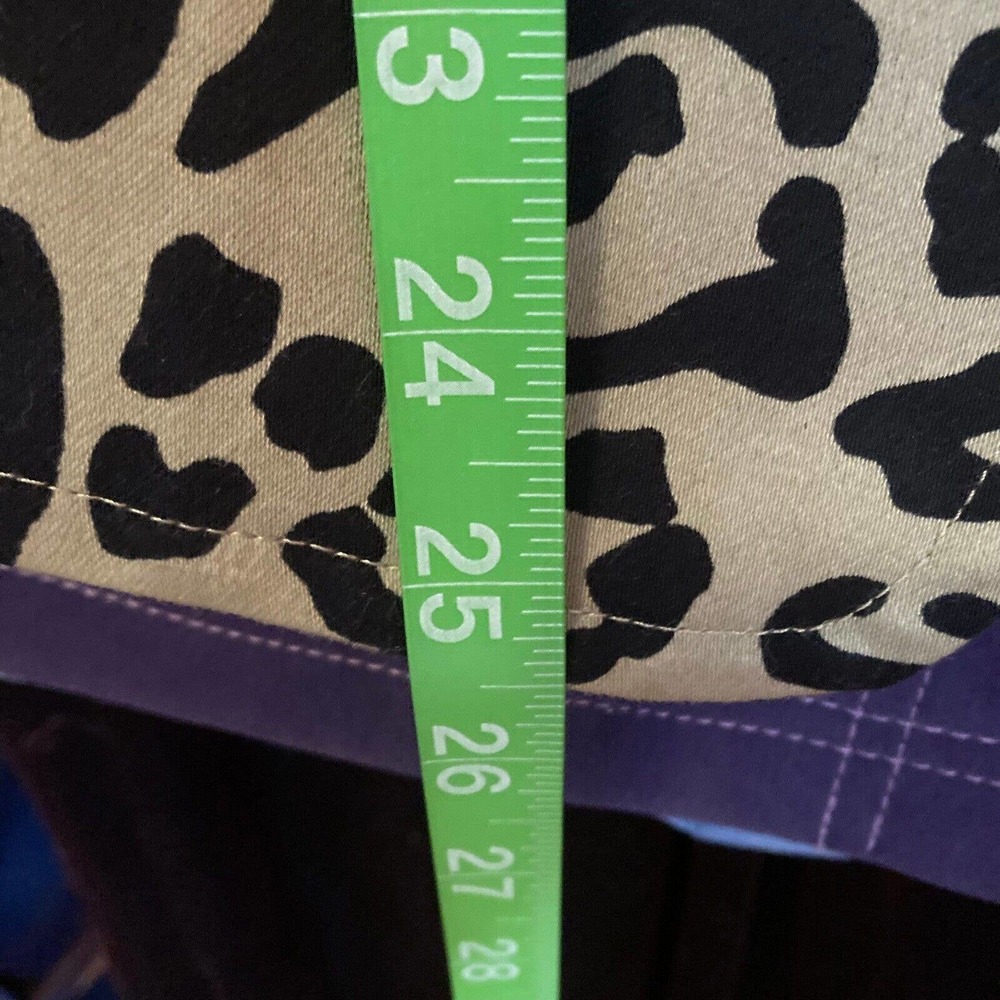 Linea By Louis Dell'Olio Blazer‎ Womens Green Leopard Cotton Stretch Jacket NWOT - Picture 10 of 11